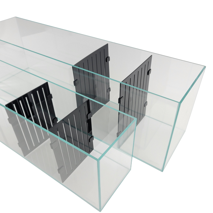Acrylic Divider Plate for 16 Gallon Bookshelf Aquariums - BLACK