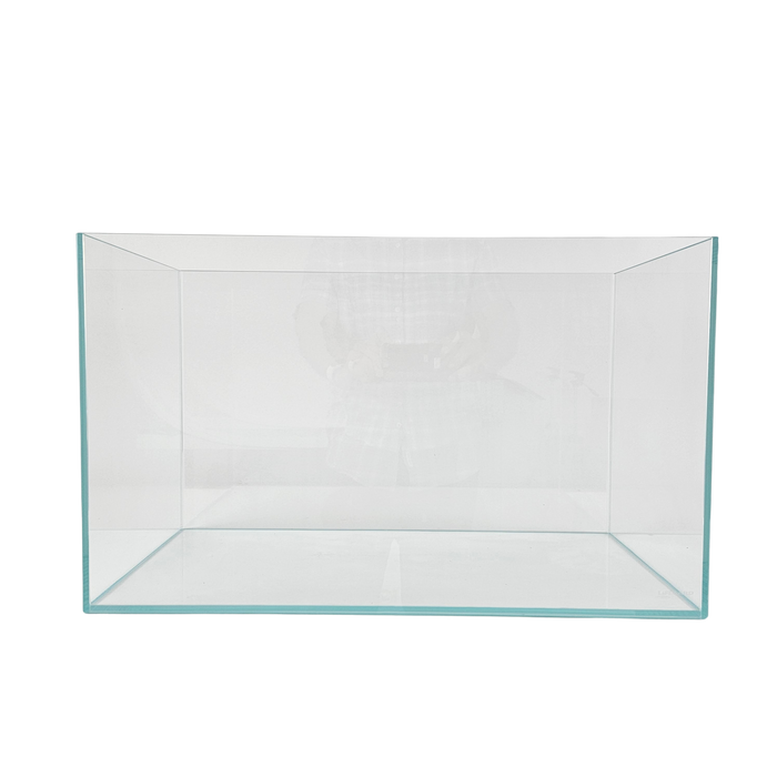 CRYSTAL Rimless Low Iron Ultra Clear Aquarium 6mm (17.11 gallons, 23.62" x 11.81" x 14.17")