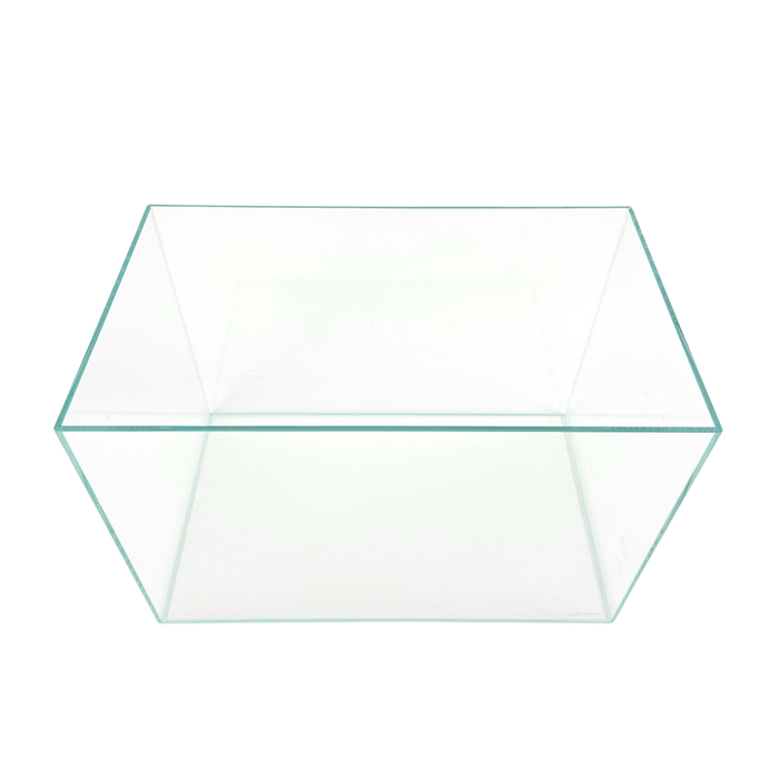 CRYSTAL Rimless Low Iron Ultra Clear Aquarium 6mm (17.11 gallons, 23.62" x 11.81" x 14.17")