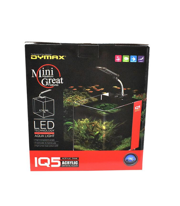Dymax IQ5 4.7-Gallon Mini Acrylic Aquarium