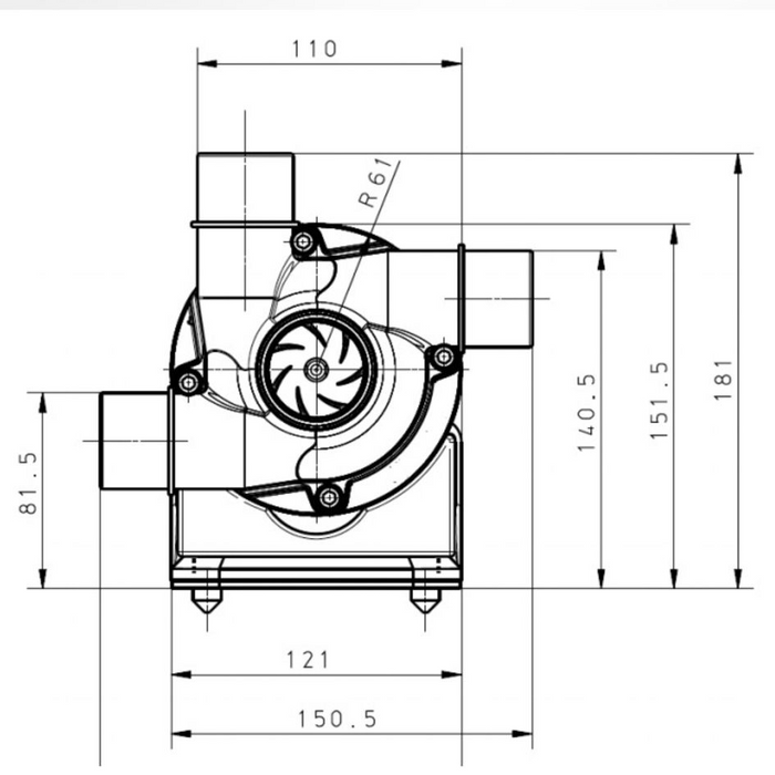 Abyzz A400-10M EU 4,800GPH DC Pump