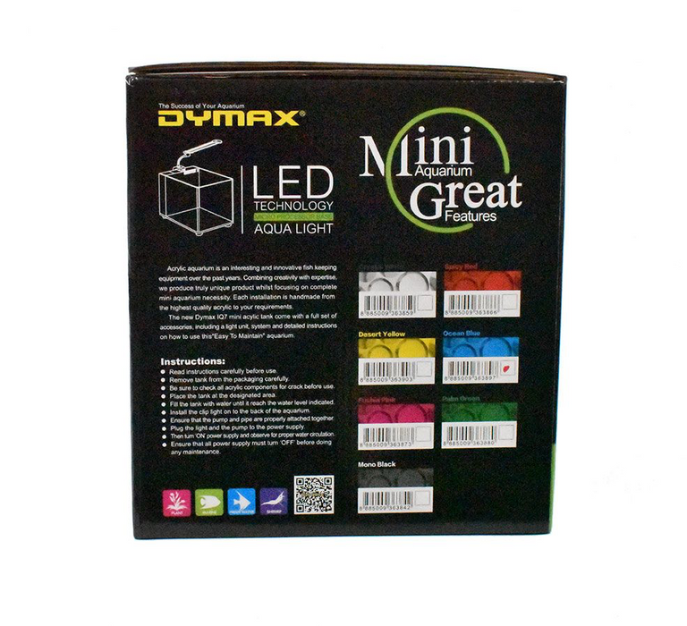 Dymax IQ7 5.2-Gallon Mini Acrylic Aquarium