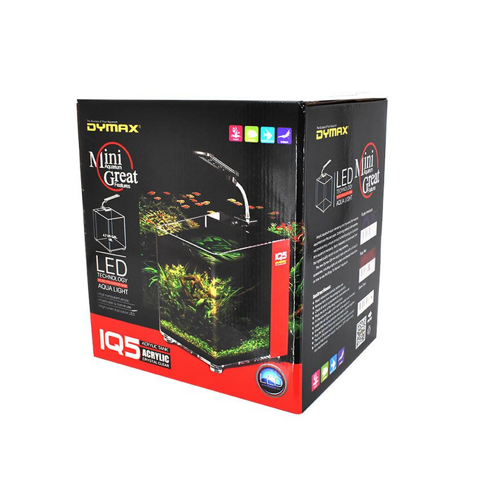 Dymax IQ5 4.7-Gallon Mini Acrylic Aquarium