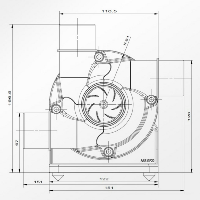 Abyzz A200 IPU 3,800GPH Controllable DC Pump