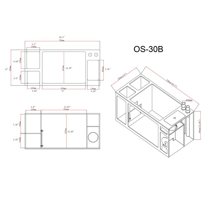 OCTO LUX T90 48gal Aquarium System