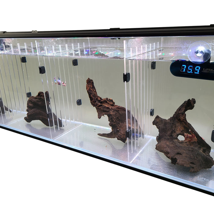 Acrylic Divider Plate for 16 Gallon Bookshelf Aquariums - CLEAR