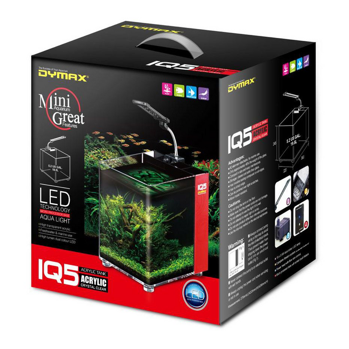 Dymax IQ5 4.7-Gallon Mini Acrylic Aquarium