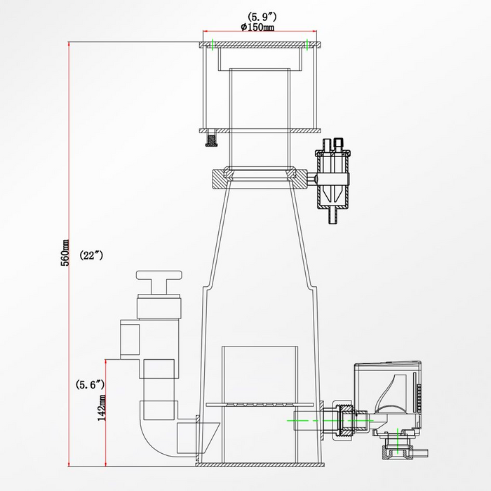 Classic 150-INT Protein Skimmer